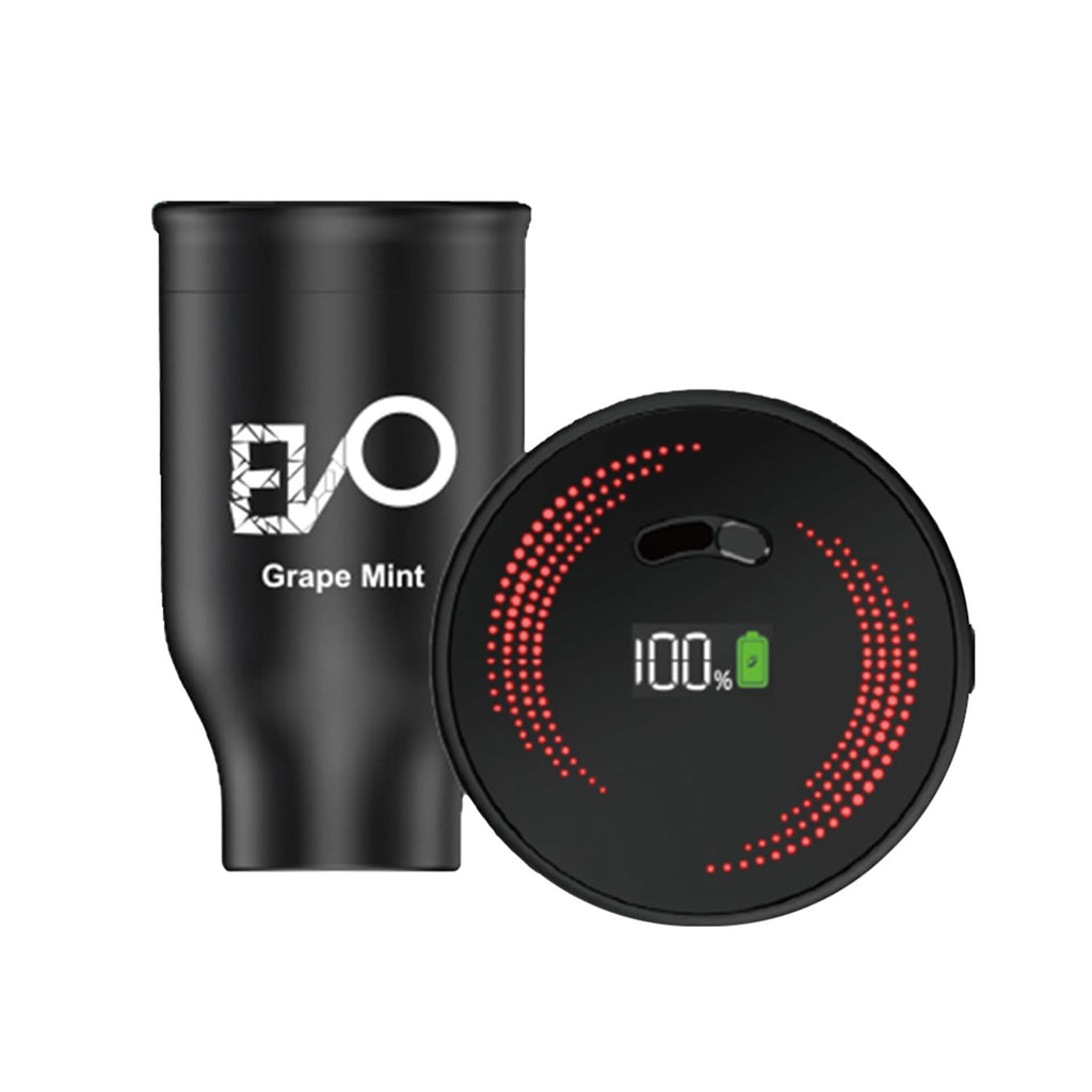 EVO Rechargeable Hookah Pod Set (Flavors: Grape Mint) - Tobacco & Nicotine Free