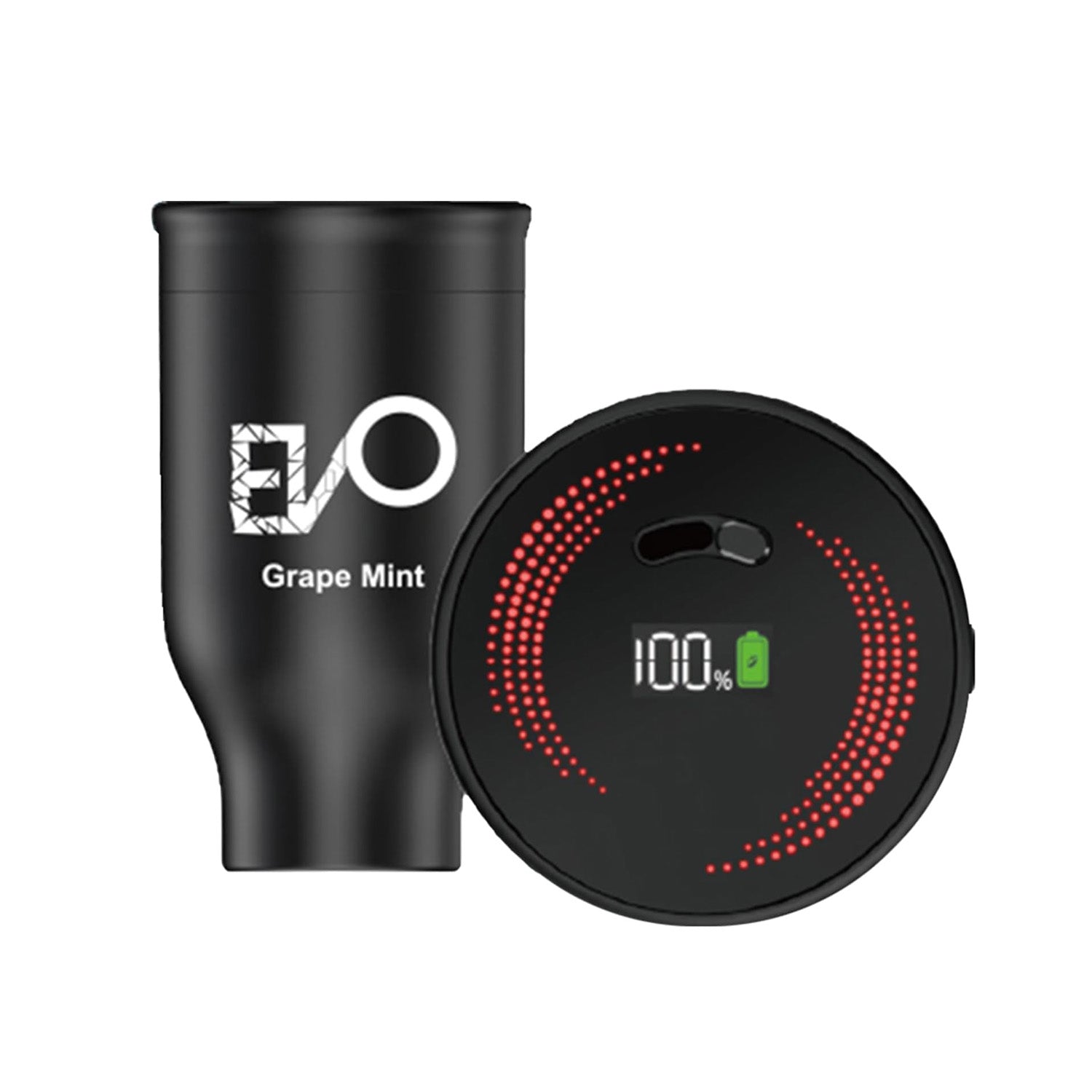 EVO Rechargeable Hookah Pod Set (Flavors: Grape Mint) - Tobacco & Nicotine Free