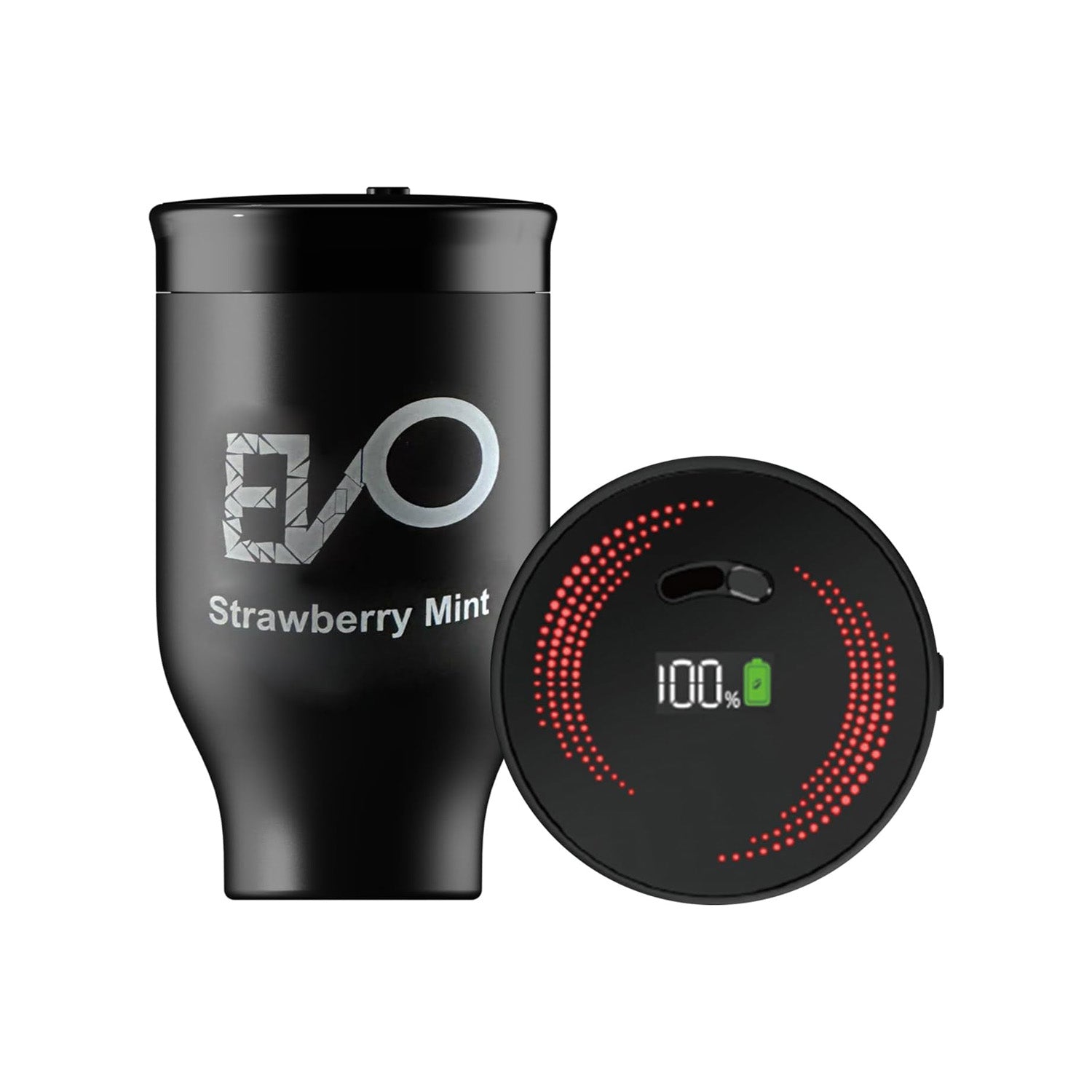 EVO Rechargeable Hookah Pod Set (Flavors: Strawberry Mint) - Tobacco & Nicotine Free