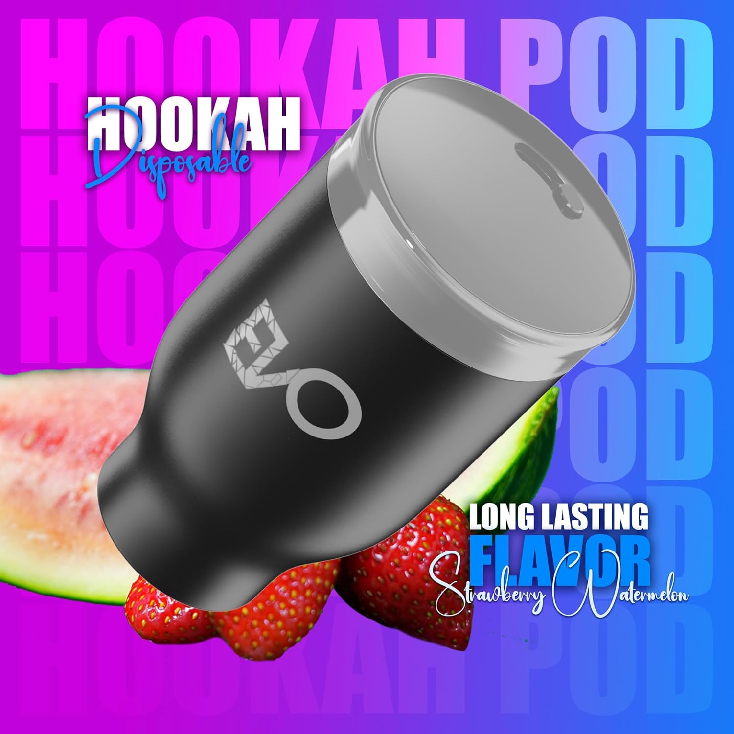 Hookah Electric Pod (Strawberry Watermelon) - Tobacco & Nicotine Free