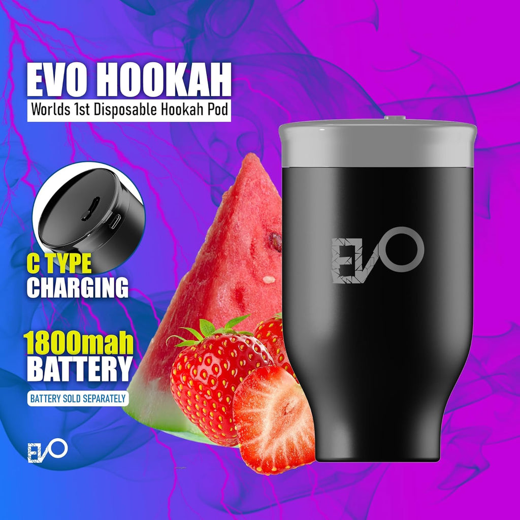Hookah Electric Pod (Strawberry Watermelon) - Tobacco & Nicotine Free