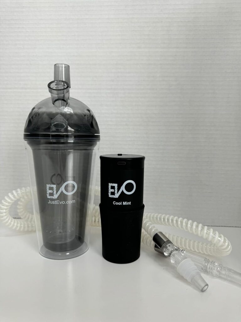 Rechargeable Hookah To Go Kit (Flavors: Cool Mint) - Tobacco & Nicotine Free