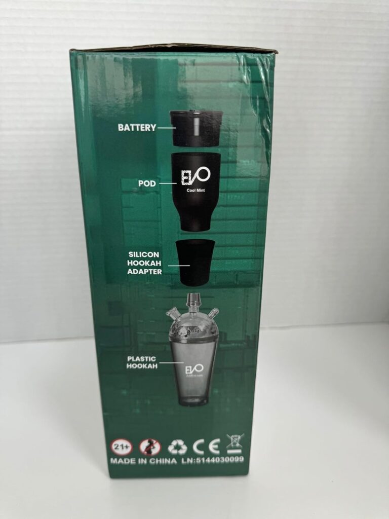 Rechargeable Hookah To Go Kit (Flavors: Cool Mint) - Tobacco & Nicotine Free