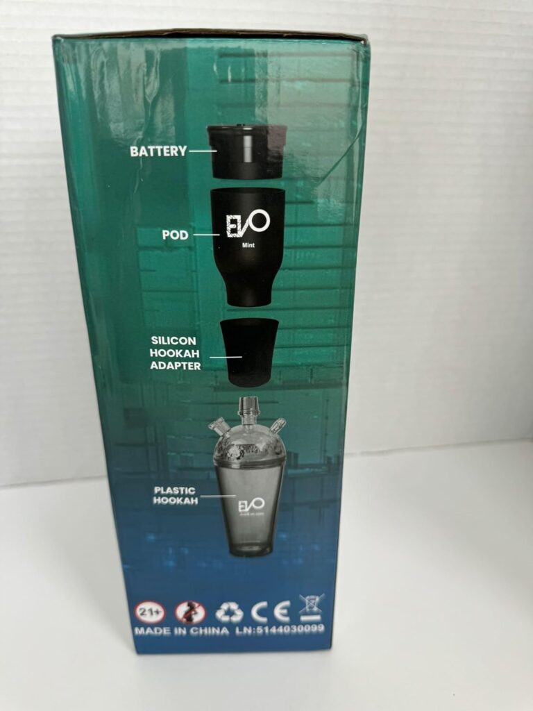 Rechargeable Hookah To Go Kit (Flavors: Mint) - Tobacco & Nicotine Free