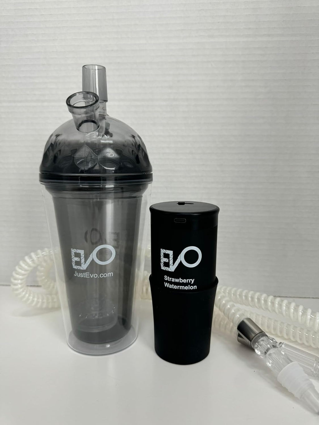 Rechargeable Hookah To Go Kit (Flavors: Strawberry Watermelon) - Tobacco & Nicotine Free