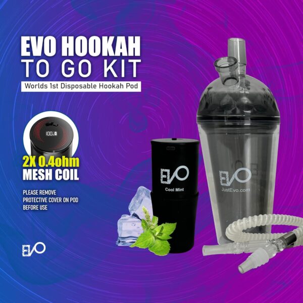 Rechargeable Hookah To Go Kit (Flavors: Cool Mint) - Image 3